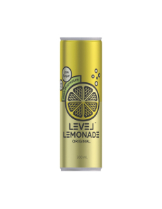 Level Lemonade Original Cans 300ml x 12